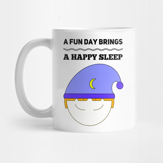 A Fun Day Brings A Happy Sleep Boy Satisfaction Sleep Management by Wesolution Studios